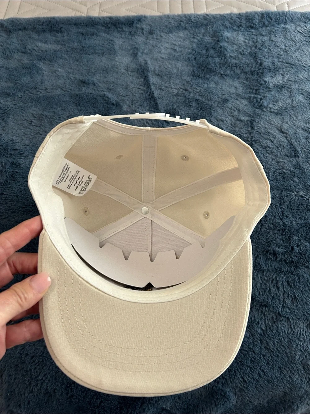 Cream Fish Embroidered Baseball Cap - Unbranded, one size kids